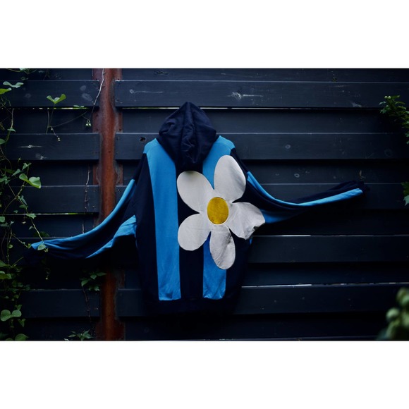 Marni Flower Embroidered Drop Shoulder Hoodie - Picture 1 of 7